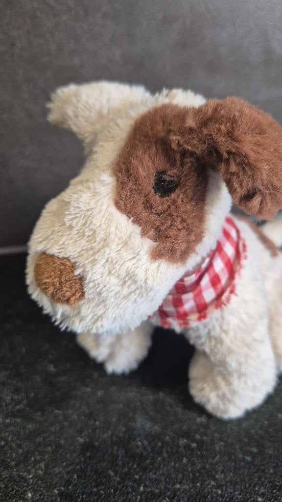 Fox terrier knuffel Hond, 20 cm. 6B15, Tweedehands verkoop, Tweedehands verkoop, Gebruikt, Geen@idee.nl