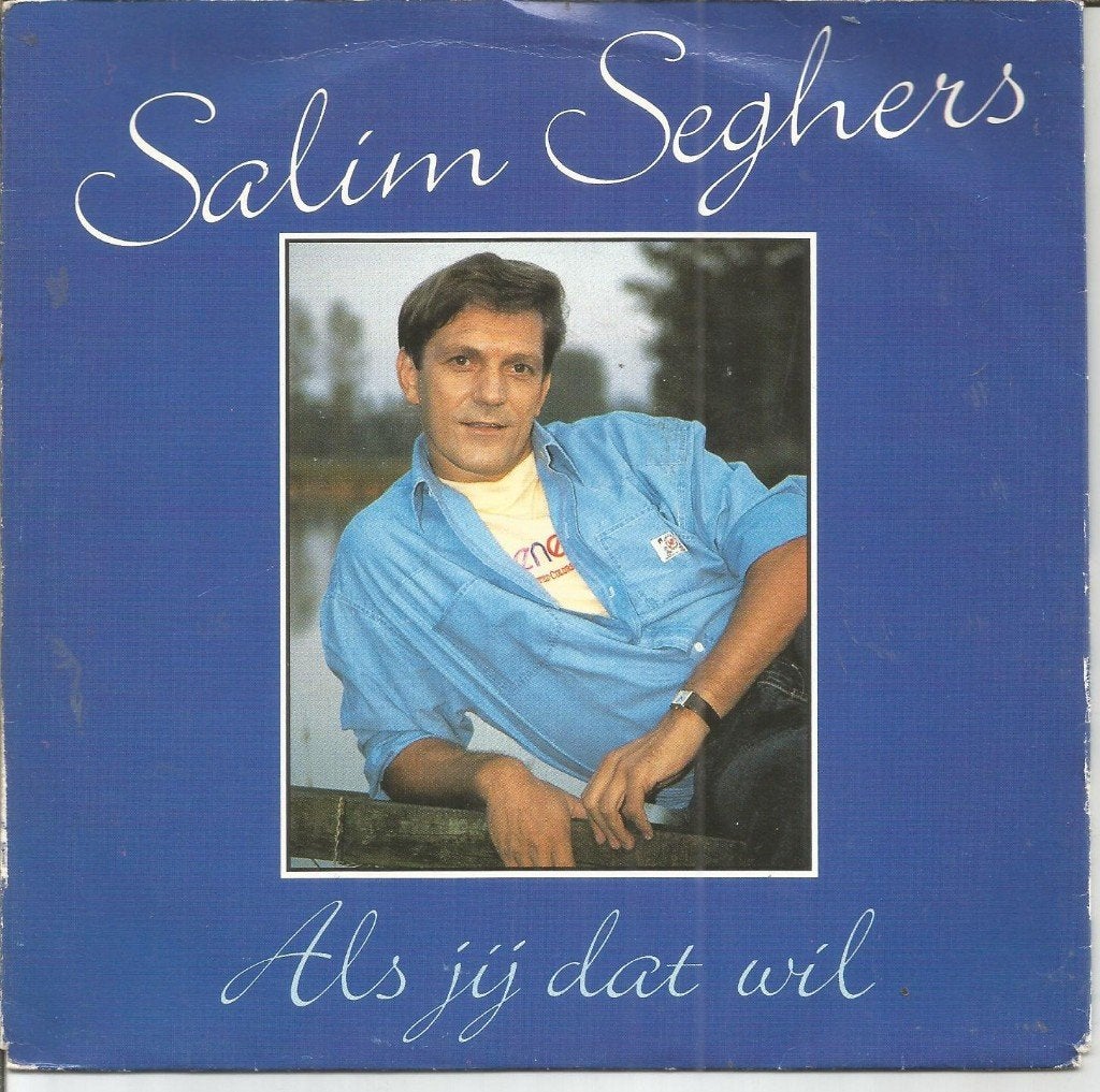 Salim Seghers – Als Jij Dat Wil (1990), Fotohoes, 7 inch, Ophalen of Verzenden, Zo goed als nieuw