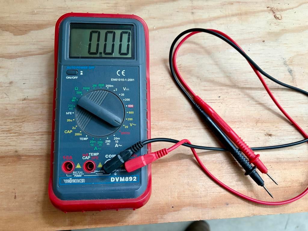 Velleman DVM892 Multimeter, Doe-het-zelf en Verbouw, Meetapparatuur, Ophalen, Multimeter