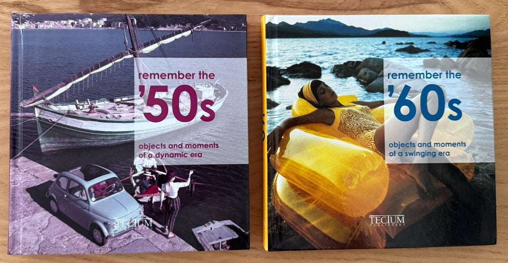 Set Vintage design boeken: Remember the '50s & '60s, Ophalen of Verzenden, Zo goed als nieuw, Overige onderwerpen