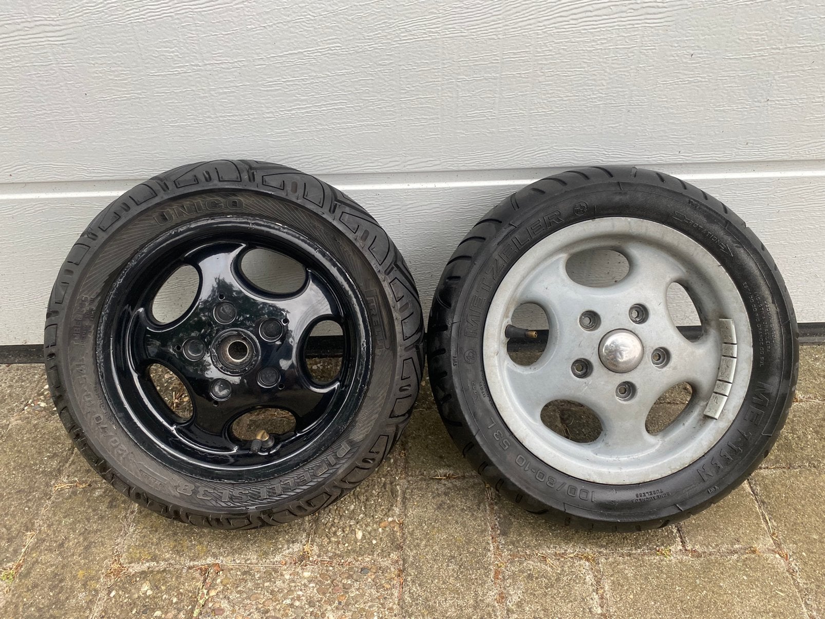 Zip sp H20 velgen set, Motoren, Ophalen of Verzenden