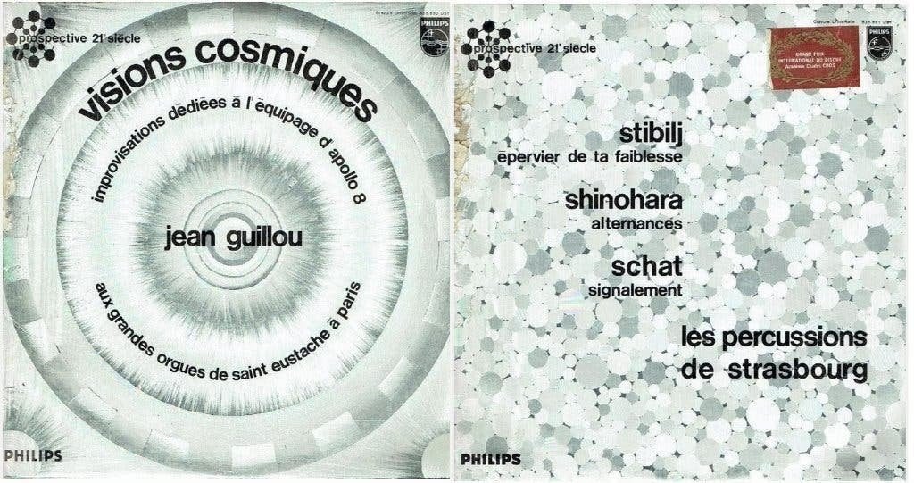 Prospective 21e Siècle- 2 LP Jean Guillou Stibilj Shinohara, Kamermuziek, Ophalen of Verzenden, Zo goed als nieuw, 12 inch