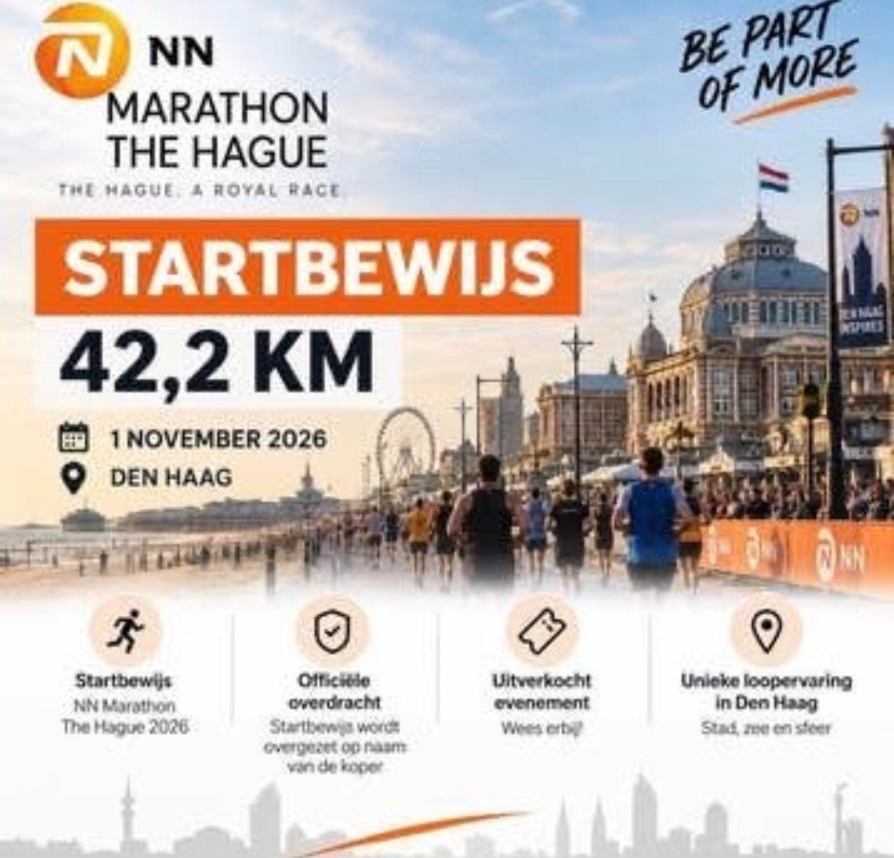 Startbewijs Marathon Den Haag