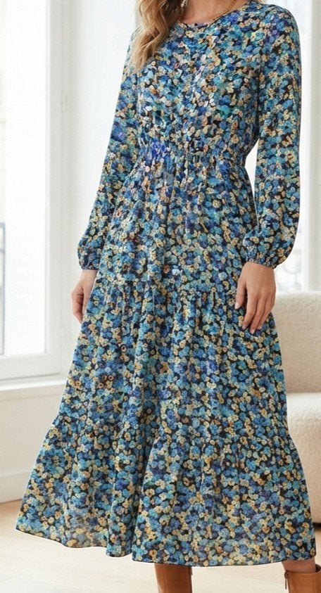 Most Wanted Maxi Jurk Maat L Bloemenprint Zo Goed Als Nieuw, Most Wanted, Ophalen of Verzenden, Zo goed als nieuw