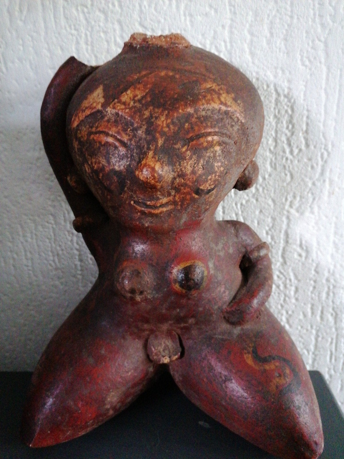 Oud precolumbiaas beeldje 25 cm, Ophalen, 20 - 50 cm, Steen of Keramiek, Beeld
