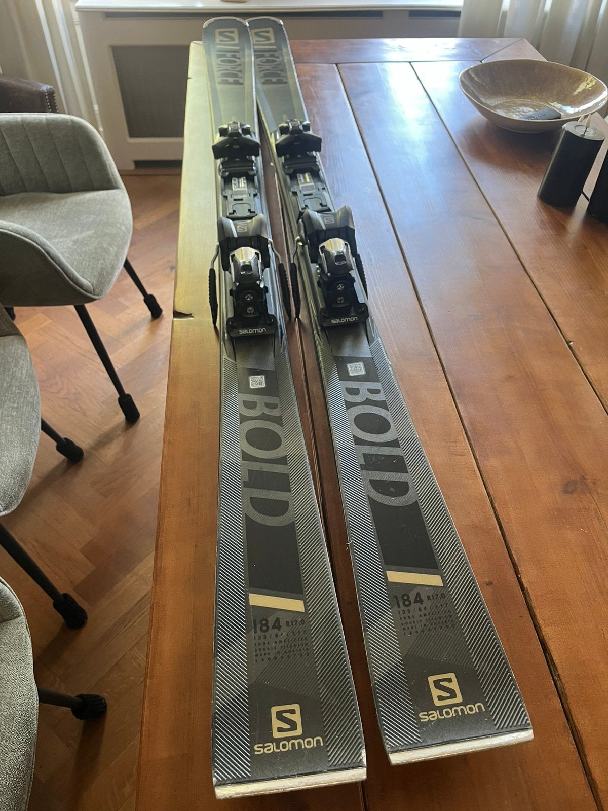 Salomon S-Force Bold 184cm, Sport en Fitness, 180 cm of meer, Zo goed als nieuw, Skiën, Ski's