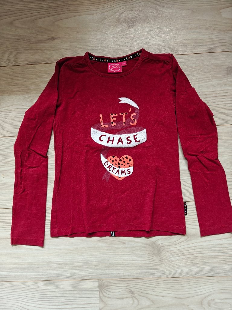 Longsleeves netjes 140, Meisje, Ophalen of Verzenden, Zo goed als nieuw, Jubel