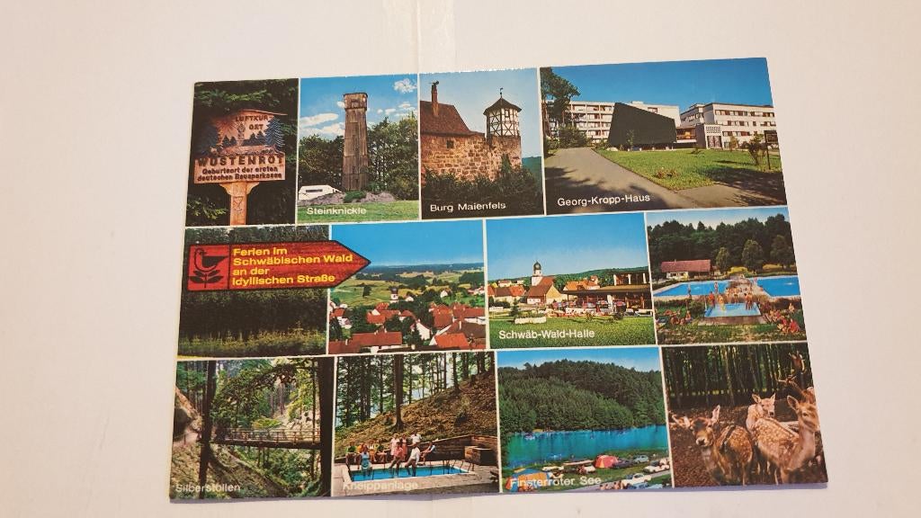 1828 hotel am spatzenwald wustenrot in duitsland, Verzenden, 1980 tot heden, Duitsland