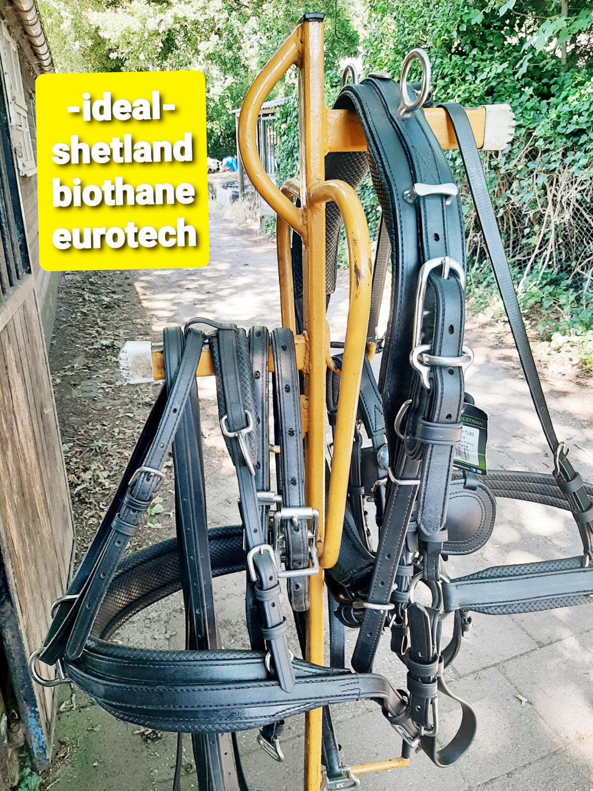 -💢ideal- mooi biothane shet eurotech enkelsp tuig 275 €💢, Ophalen of Verzenden, Borsttuig, Shetlander