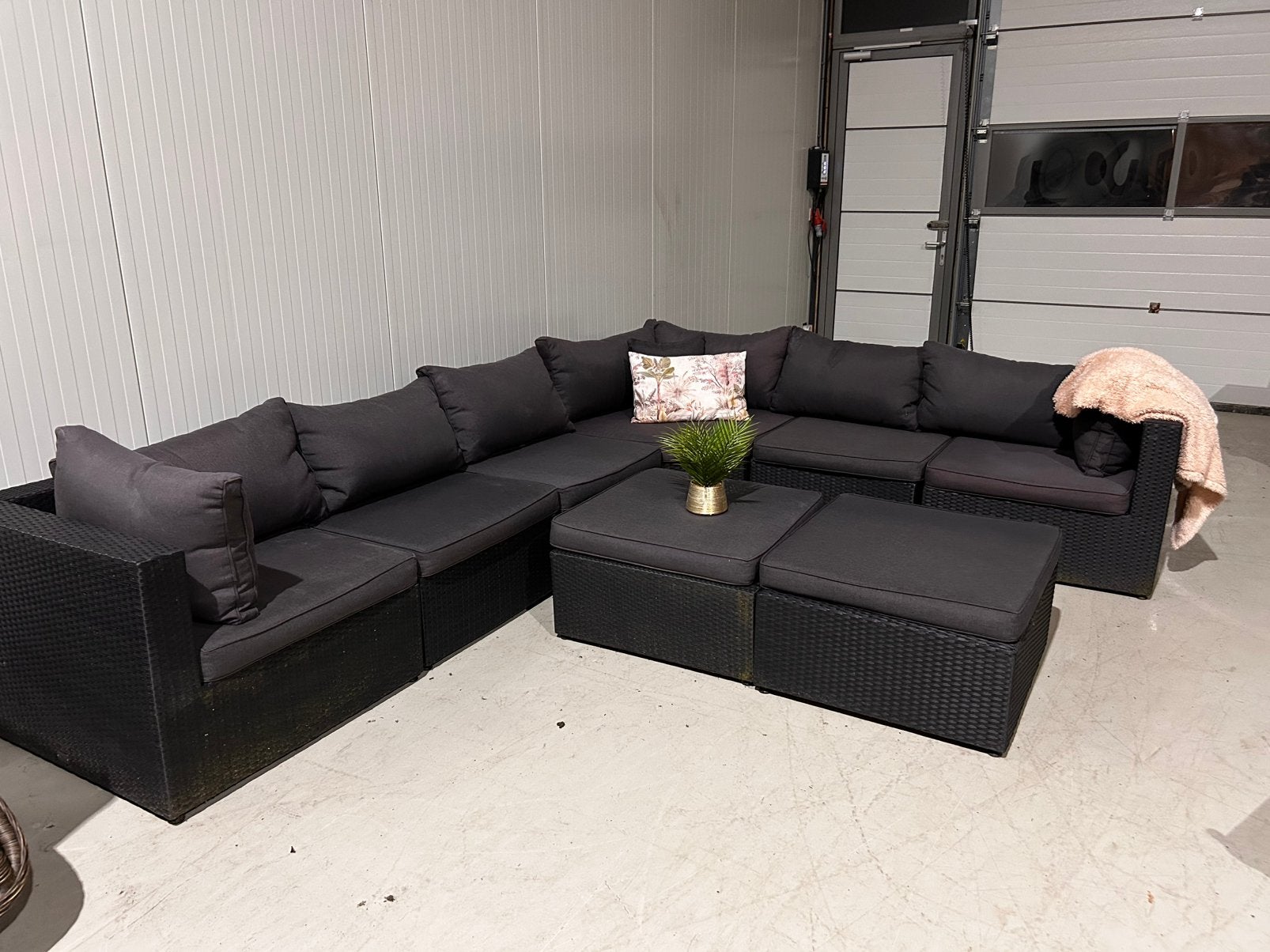 BOIS LE DUC Hoekloungeset - Zo goed als nieuw, Tuin en Terras, Tuinsets en Loungesets, Ophalen, Meer dan 8 zitplaatsen, Zo goed als nieuw