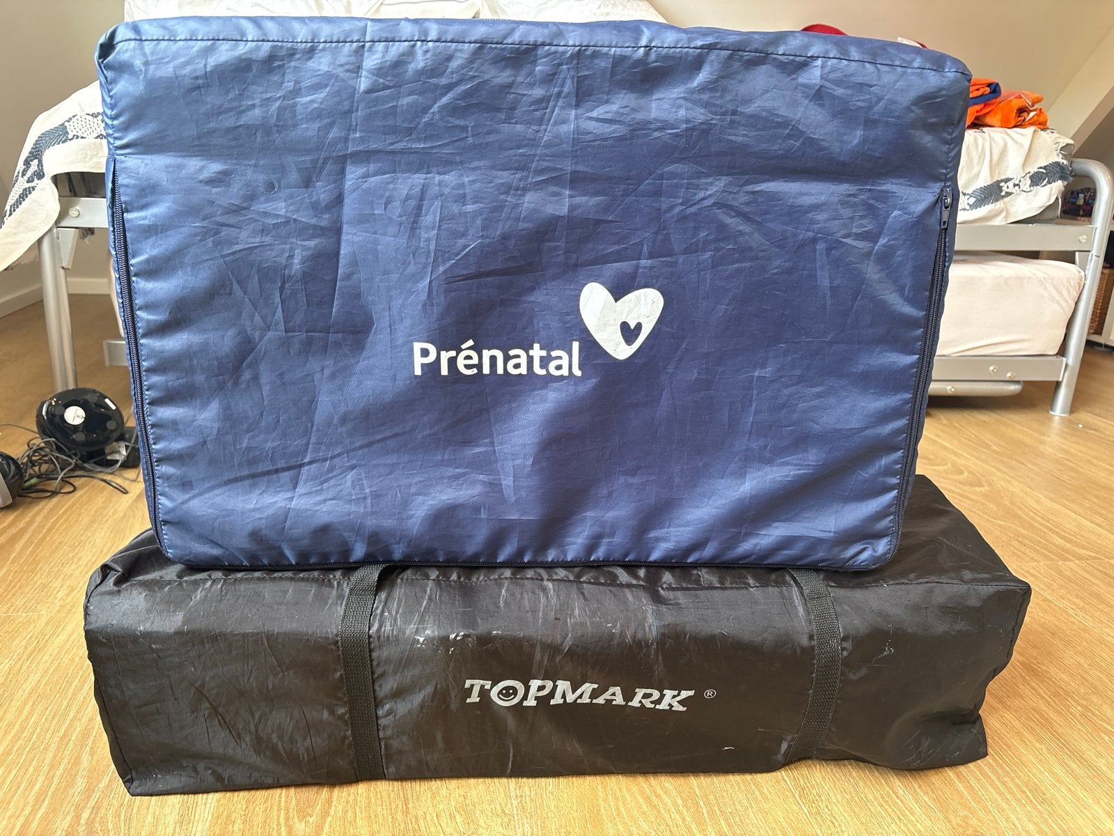 Kampeerbedje met matras - Prénatal en Topmark, Kinderen en Baby's, Ophalen, Gebruikt, Reisbedje