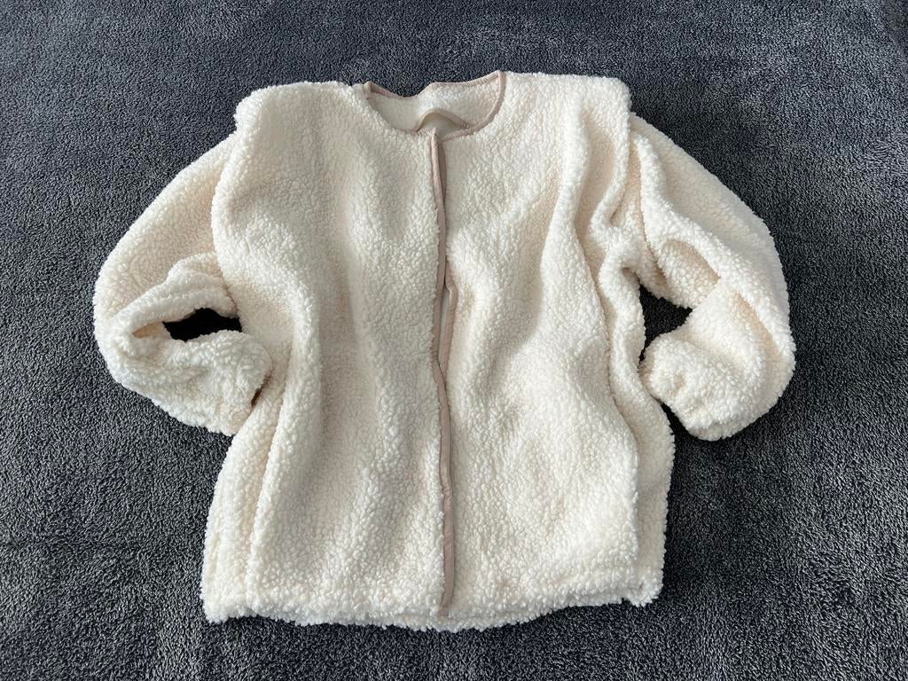 One size dames teddy vest, Ophalen of Verzenden, Zo goed als nieuw, Maat 38/40 (M), Beige