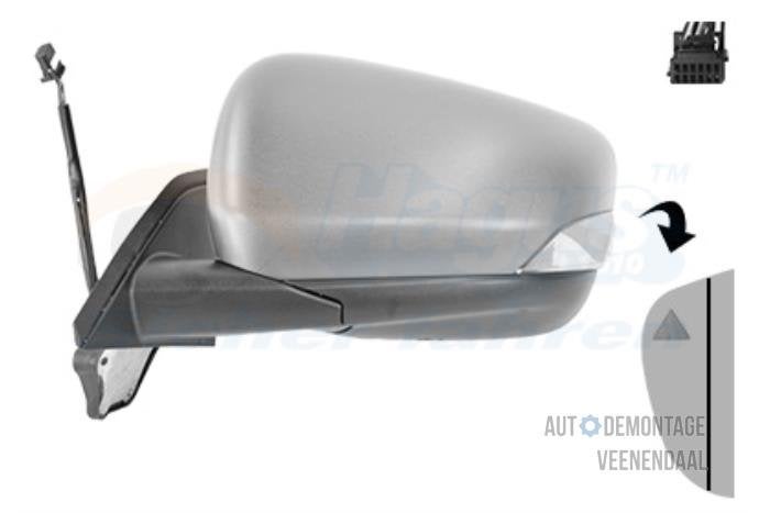 Buitenspiegel links van een Renault Kangoo, -, Renault, -, Nieuw