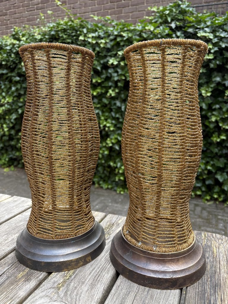 Windlicht, Huis en Inrichting, Woonaccessoires | Kandelaars en Kaarsen, Ophalen, Overige kleuren, Zo goed als nieuw, Kaars