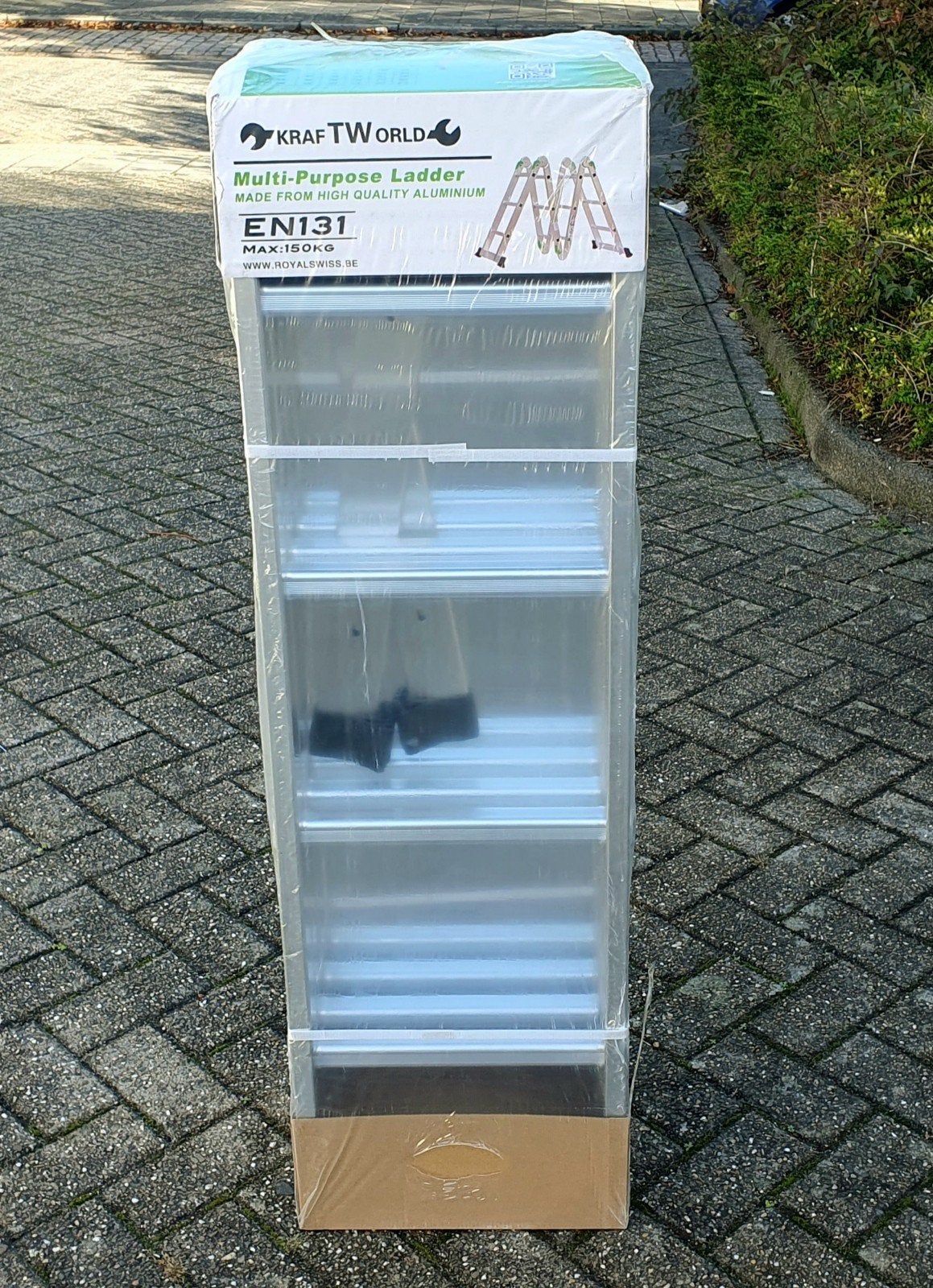 Multifunctionele aluminium ladder 5 meter max 150 KG NIEUW, Doe-het-zelf en Verbouw, Multifunctionele ladder, Nieuw, Ophalen of Verzenden