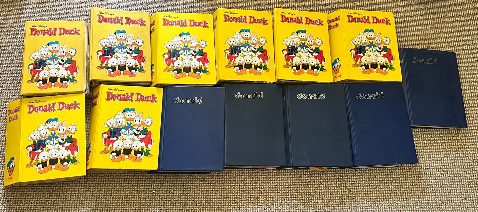 Verzameling donald ducks + in verzamelmappen, Postzegels en Munten, Postzegels | Nederland, Ophalen of Verzenden, Na 1940