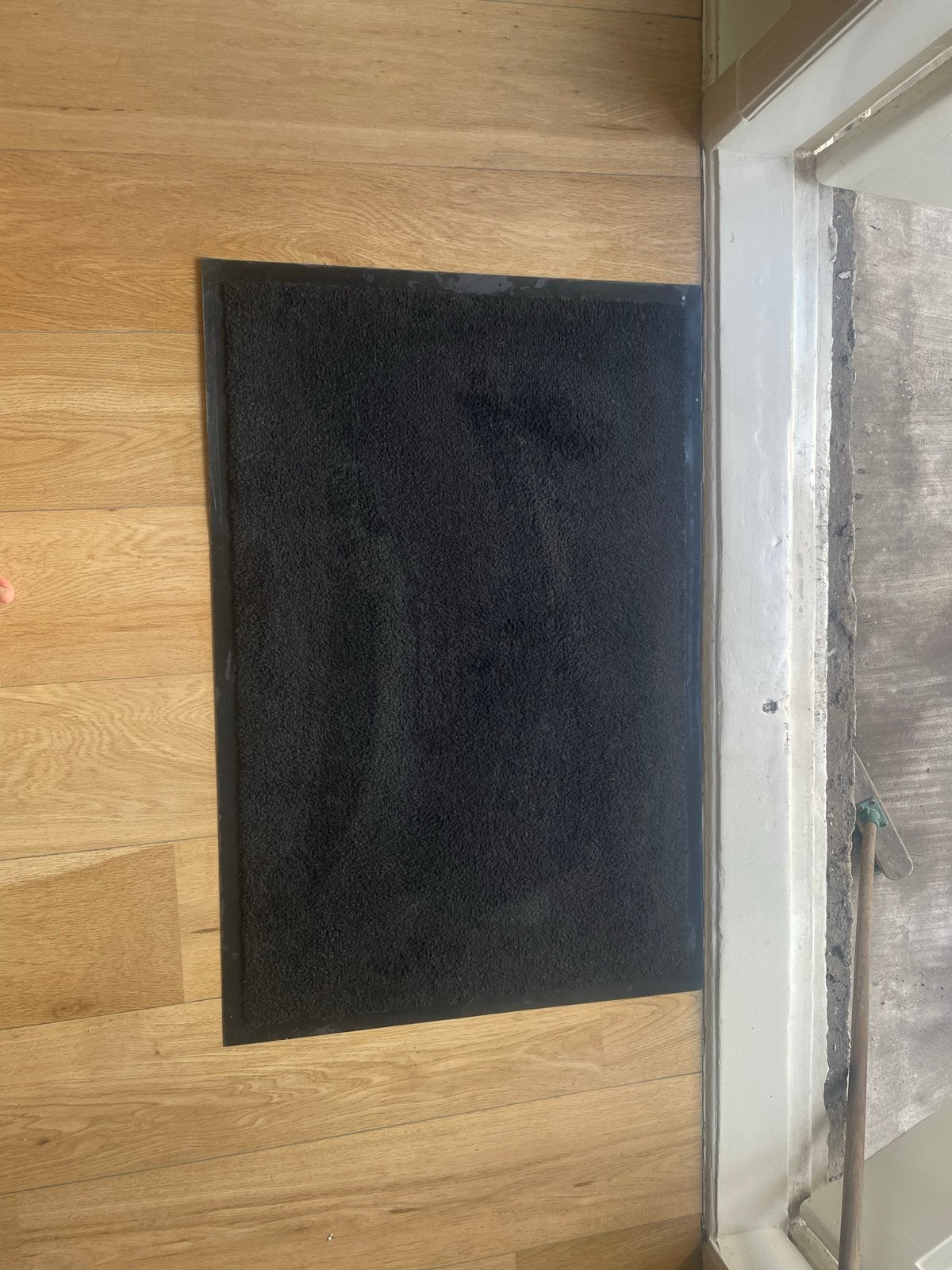 Binnen deurmat 60x90cm zwart - Zo goed als nieuw, Binnen, Nylon, Ophalen of Verzenden, Zo goed als nieuw