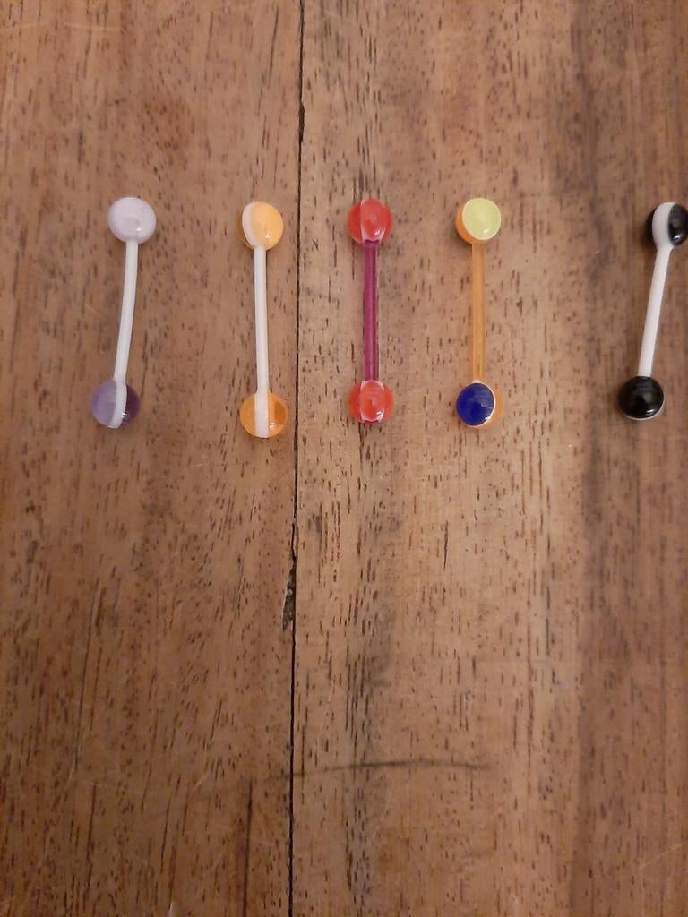 Piercings 10 stuks, Ophalen of Verzenden, Nieuw, Staal