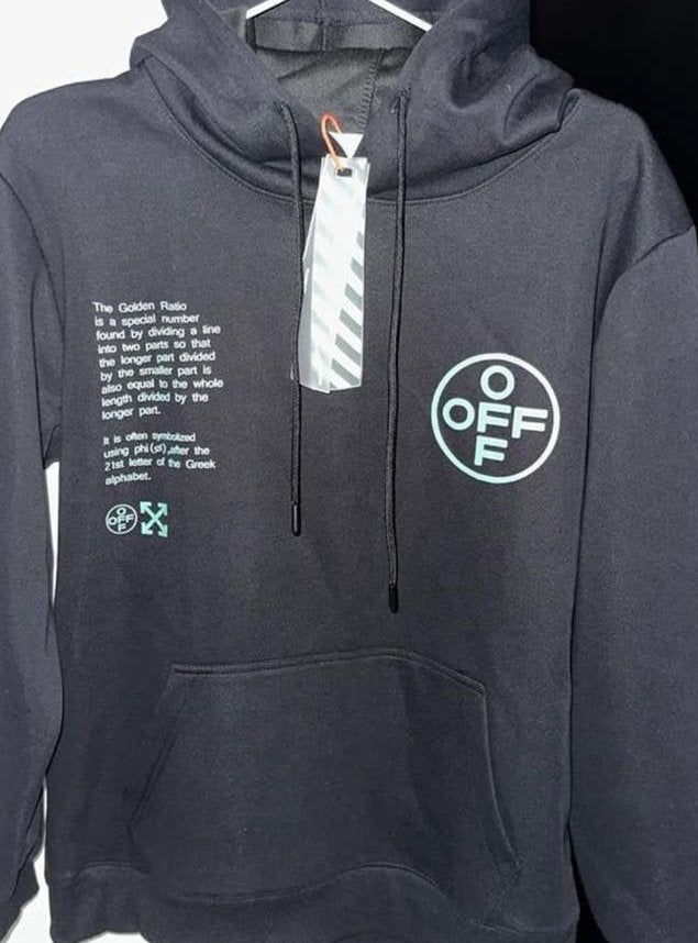 Off-White Hoodie Zwart - Zo goed als nieuw, Kleding | Heren, Truien en Vesten, Ophalen of Verzenden, Zo goed als nieuw, Maat 48/50 (M)