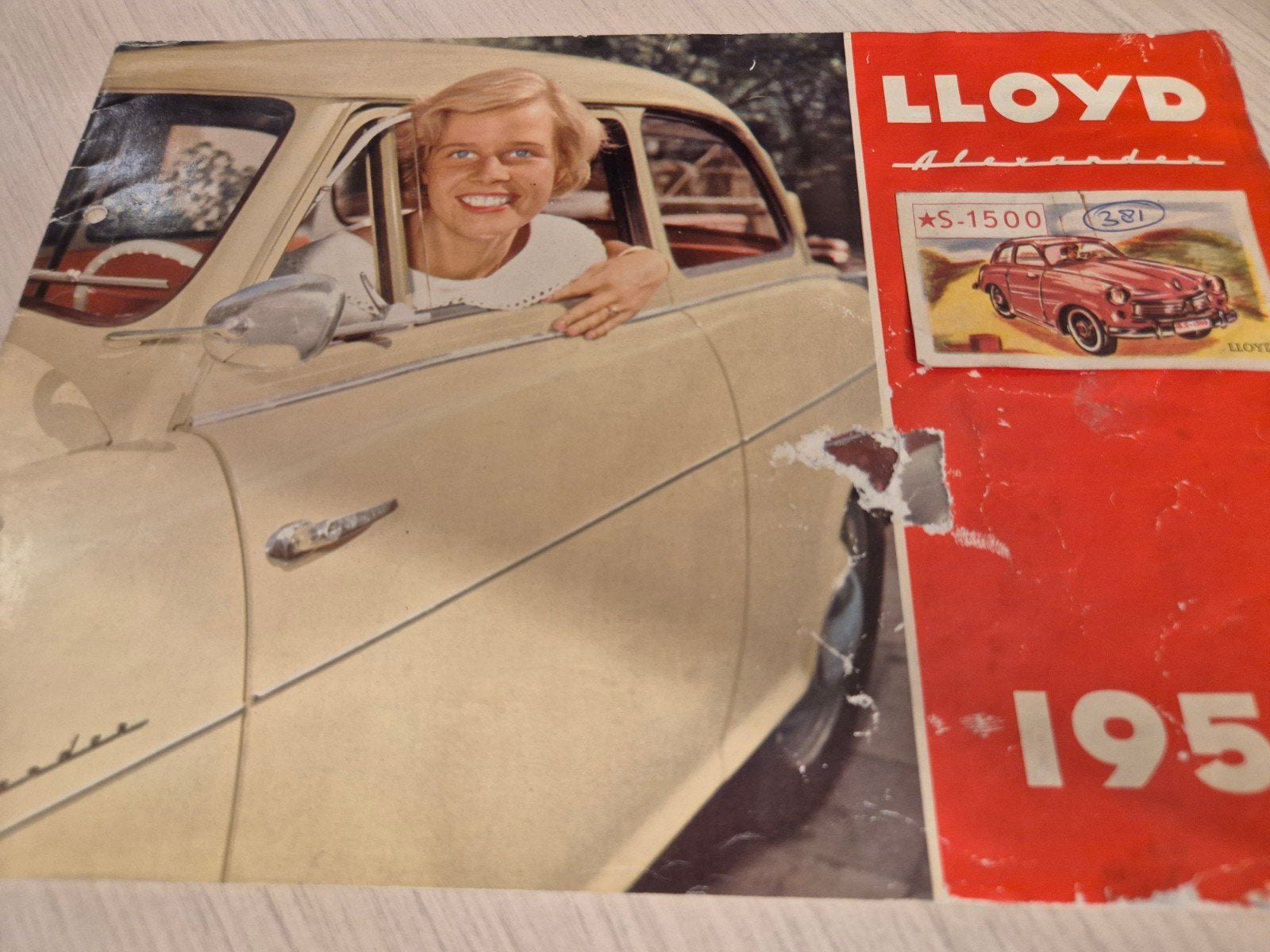 1958 originele Lloyd Alexander folder Borgward klein prijsje, Boeken, Ophalen of Verzenden, Gelezen, Overige merken