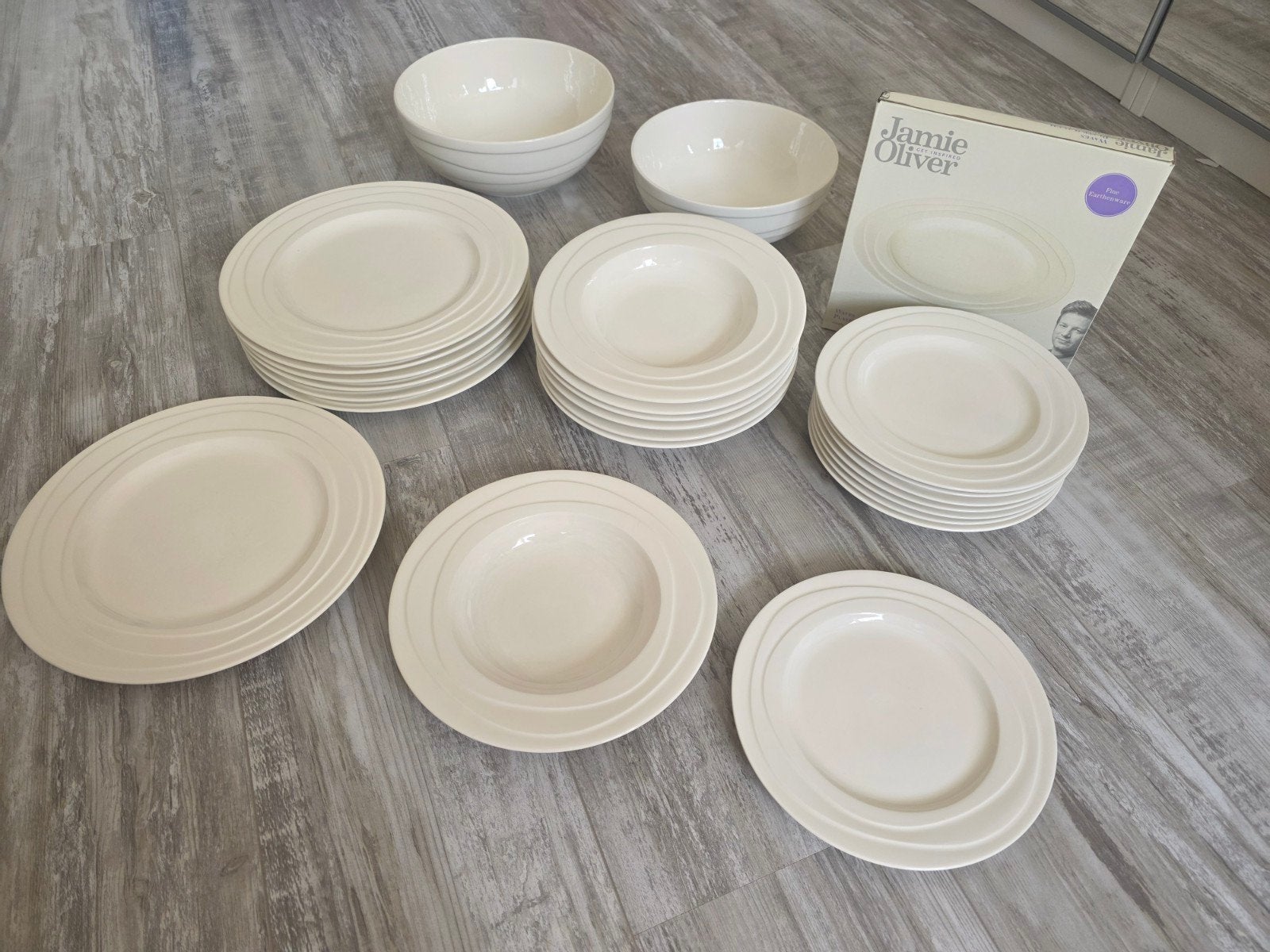 Jamie Oliver Waves Servies - Borden en Schalen Set, Ophalen, Overige stijlen, Bord(en)