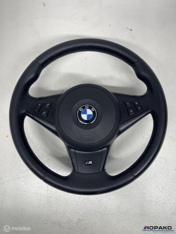 Stuurwiel M sport leder BMW 5 serie E60 E61 - startstop, Gebruikt, Einsteinlaan 5, rijswijk, Bmw, Ophalen of Verzenden
