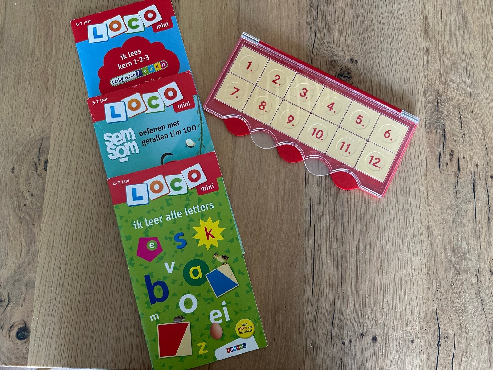 LOCO mini set: Leren lezen, rekenen en letters, Kinderen en Baby's, Speelgoed | Educatief en Creatief, Ophalen of Verzenden, Gebruikt