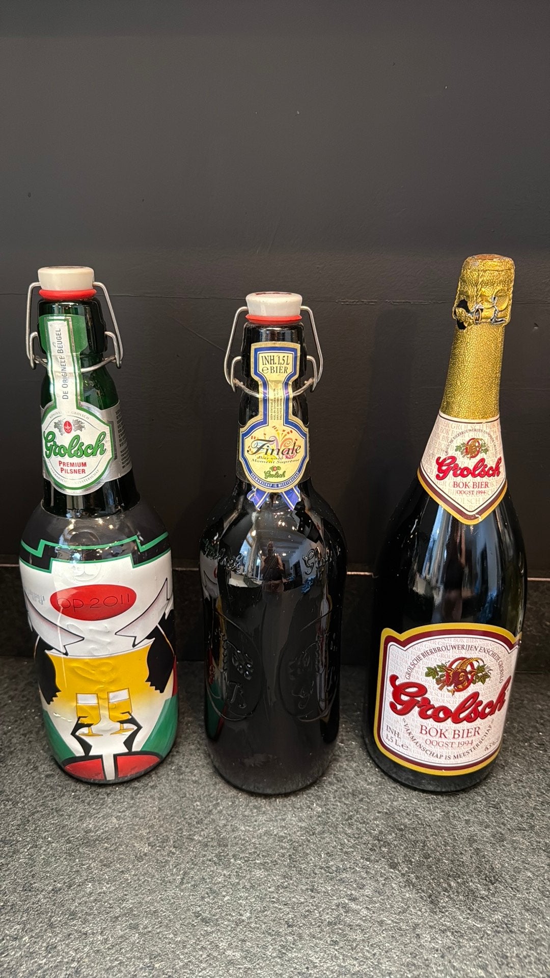 Gigantische GROLSCH Beugelfles, Verzamelen, Biermerken, Ophalen, Zo goed als nieuw, Flesje(s), Grolsch