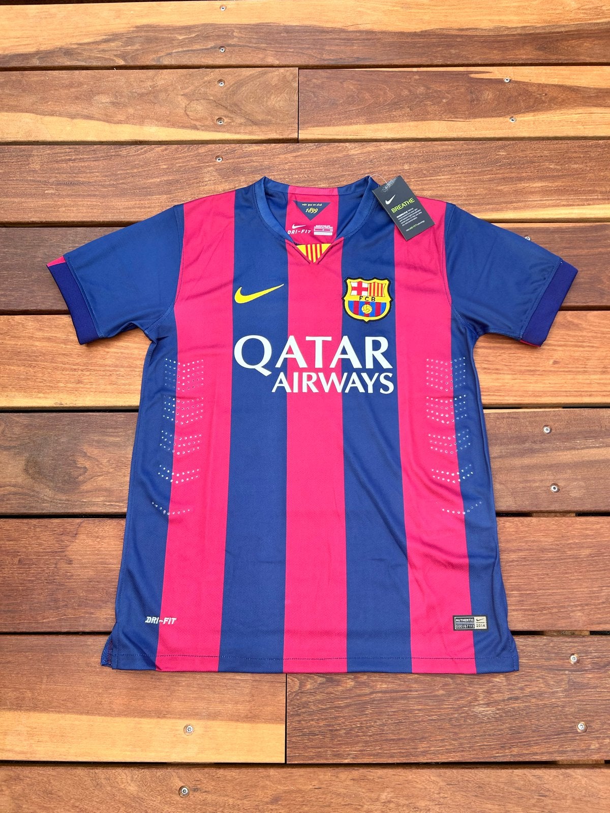 FC Barcelona Voetbalshirt 2014 - Maat S - Nieuw, Sport en Fitness, Voetbal, Maat S, Ophalen of Verzenden, Nieuw, Shirt