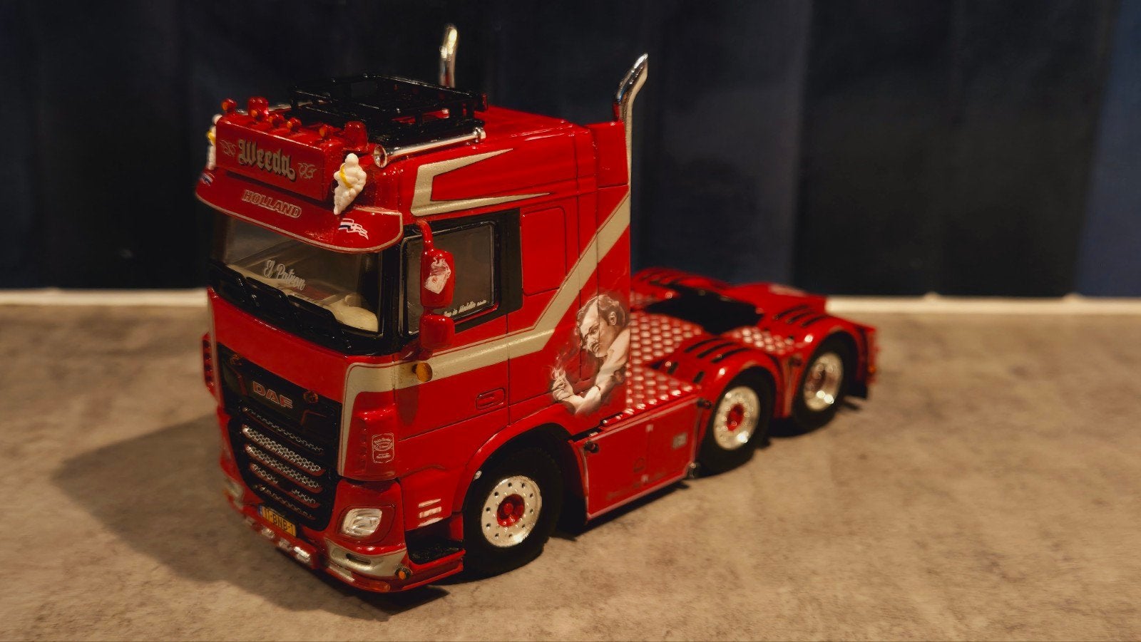 WSI Weeda Daf XF "Pablo Escobar", Ophalen of Verzenden, Zo goed als nieuw, Bus of Vrachtwagen, Wsi