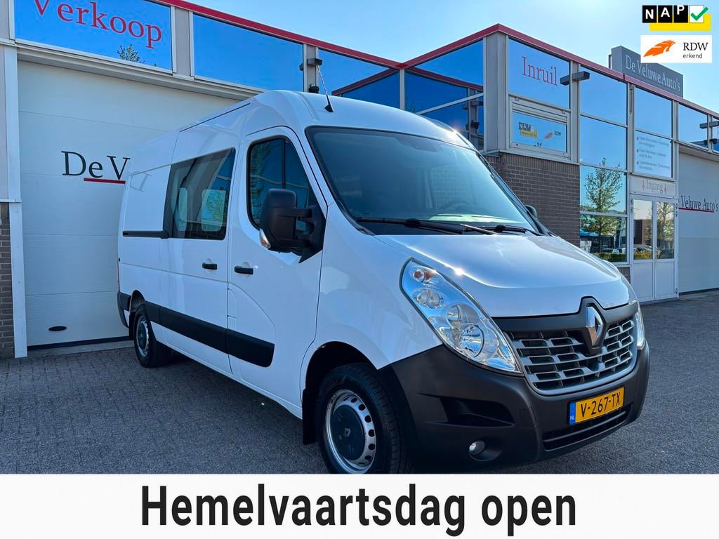 Renault Master T35 2.3 dCi L2 H3 Energy|Trekhaak|Clima|1 eig, Voorwielaandrijving, Stof, Gebruikt, Euro 6