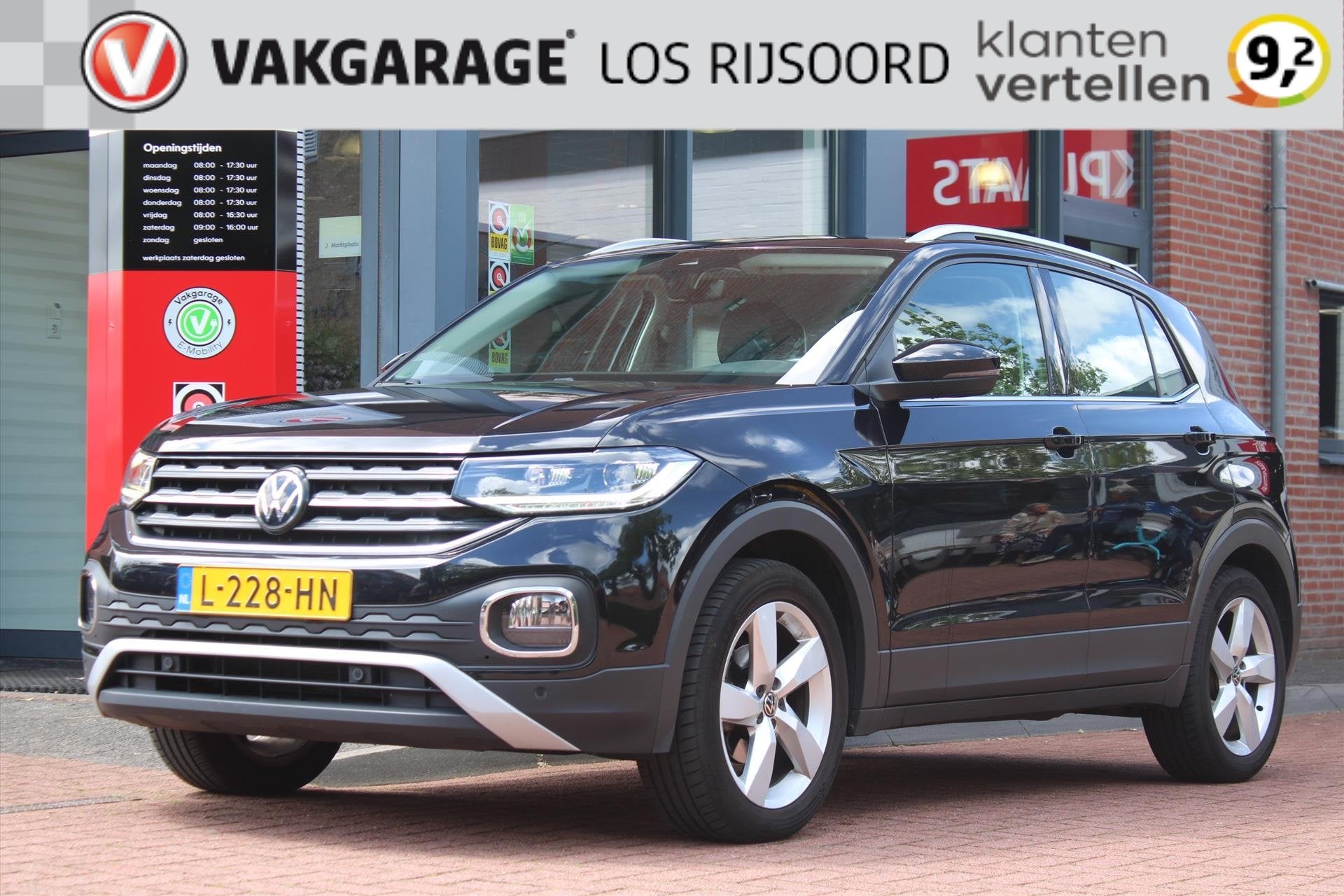 VOLKSWAGEN T-Cross 1.0 TSI Aut. *Style* | Carplay | Adaptive, Auto's, Gebruikt, Leder en Stof, Zwart, Origineel Nederlands