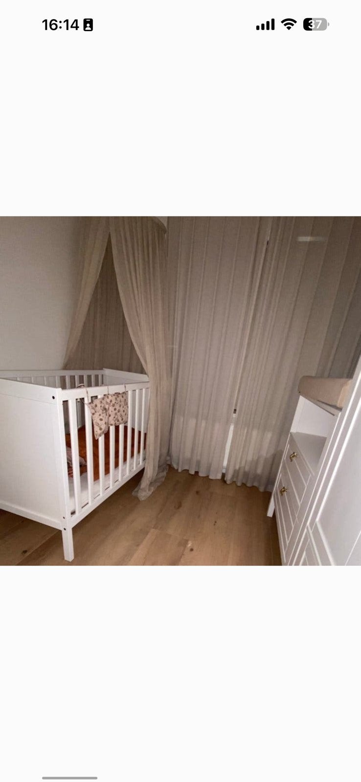 Ikea Sundvik ledikant, commode en jollein klamboe, Ophalen, Zo goed als nieuw, Jongetje