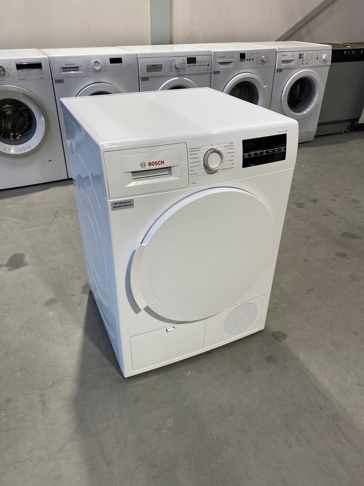 Bosch Serie 6 CondensDroger 8KG! Gratis Bezorgd! Garantie!, Witgoed en Apparatuur, Ophalen, Anti-kreukfase, 8 tot 10 kg, Zo goed als nieuw