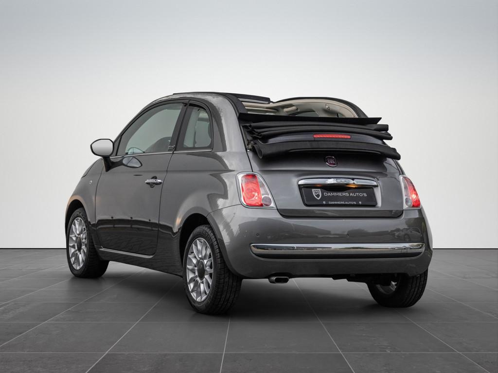 Fiat 500C 0.9 TwinAir Lounge Airco Cruise PDC (bj 2013), Auto's, Euro 5, Gebruikt, 31 €/maand, Cabriolet