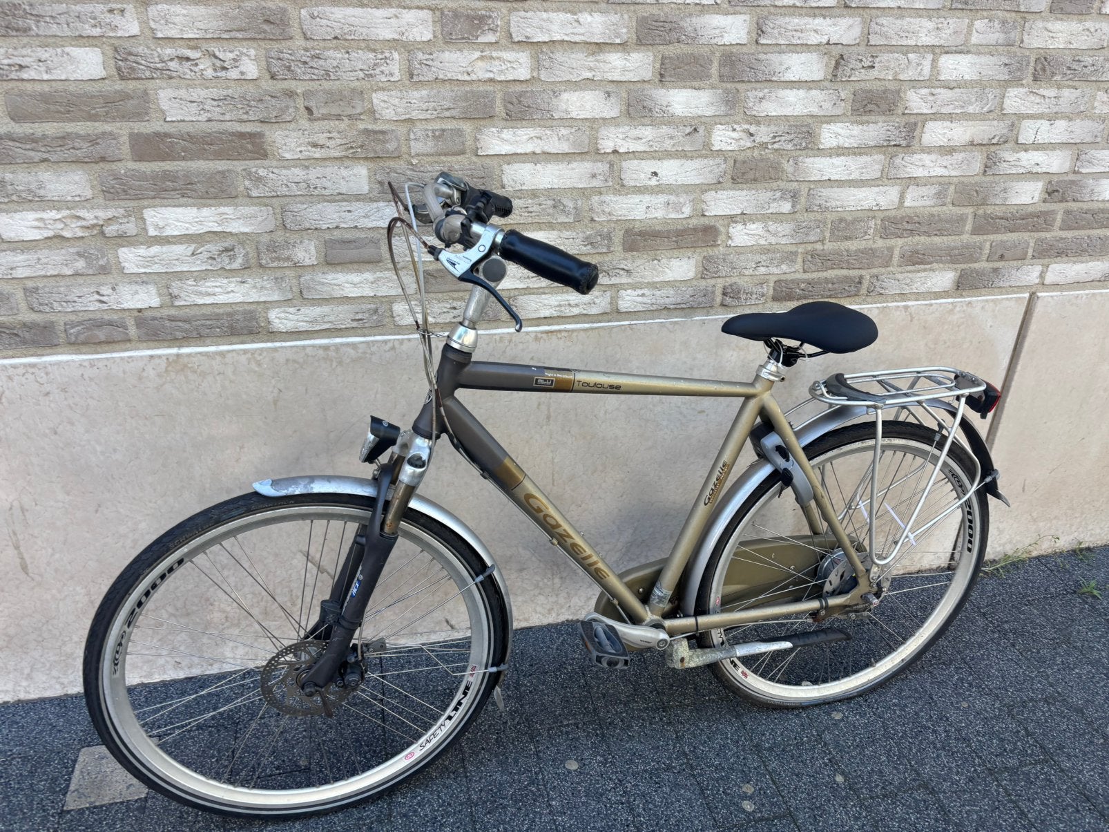 Herenfiets.   (Gazelle Toulouse ), Ophalen, Gebruikt