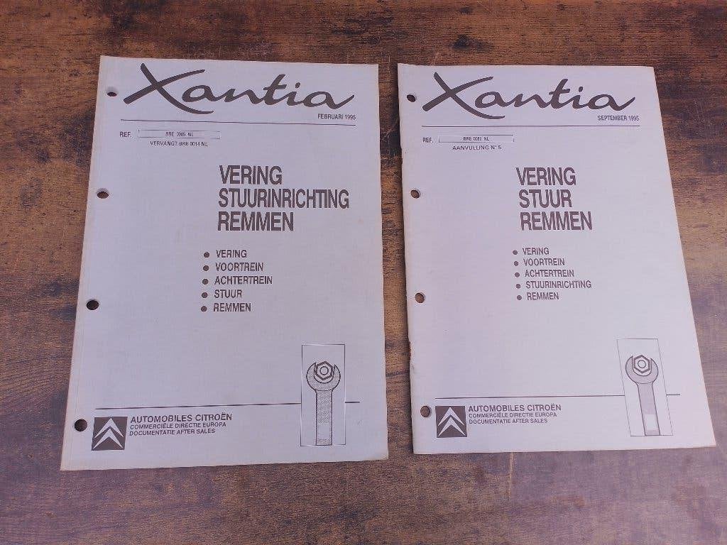 Citroen Xantia dealer werkplaatsboeken Complete onderstel, Verzenden, Zo goed als nieuw, Citroën