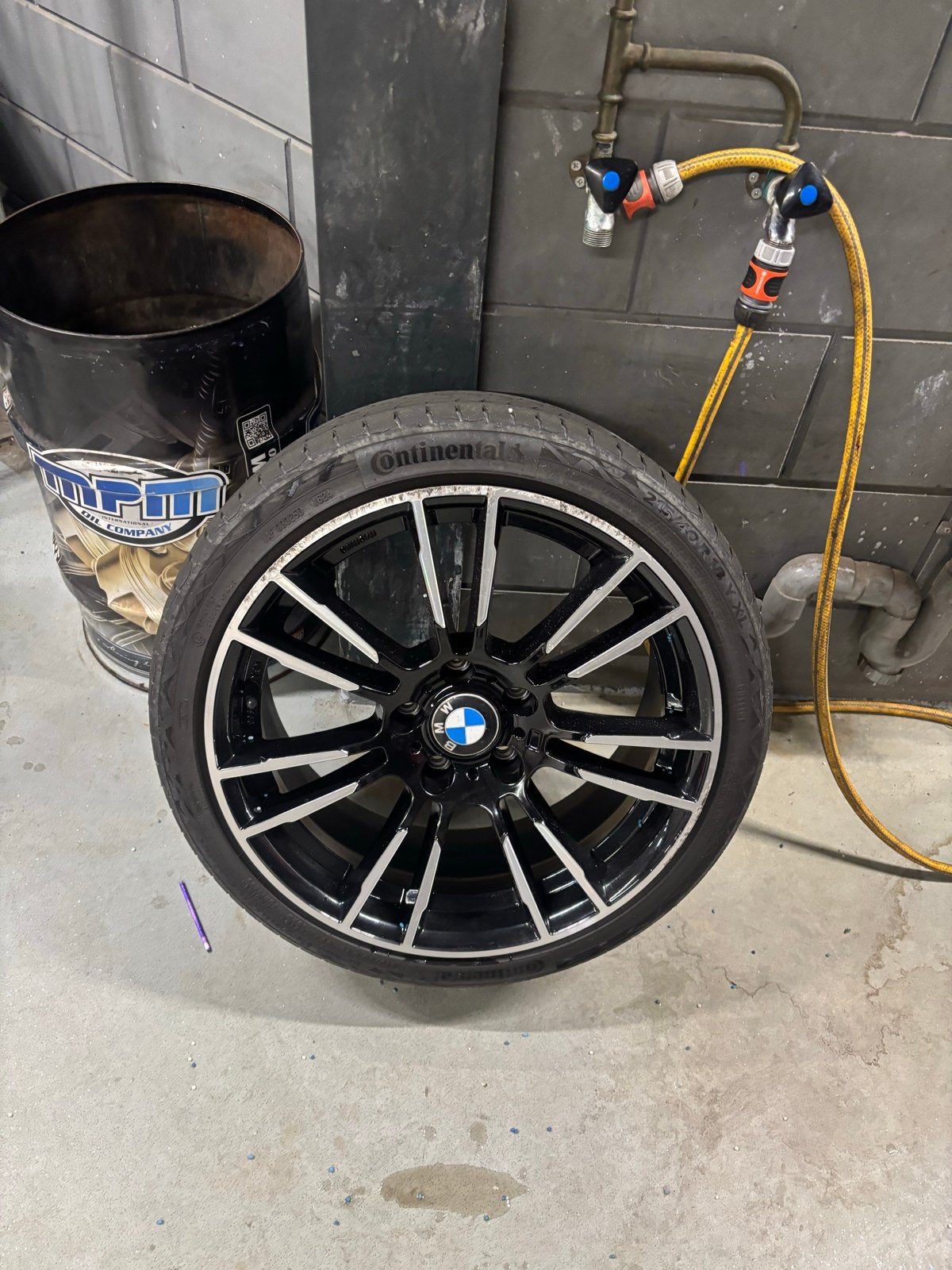 BMW 1 serie velgen met Continental zomerbanden, Auto-onderdelen, 18 inch, Gebruikt, Banden en Velgen, Ophalen of Verzenden