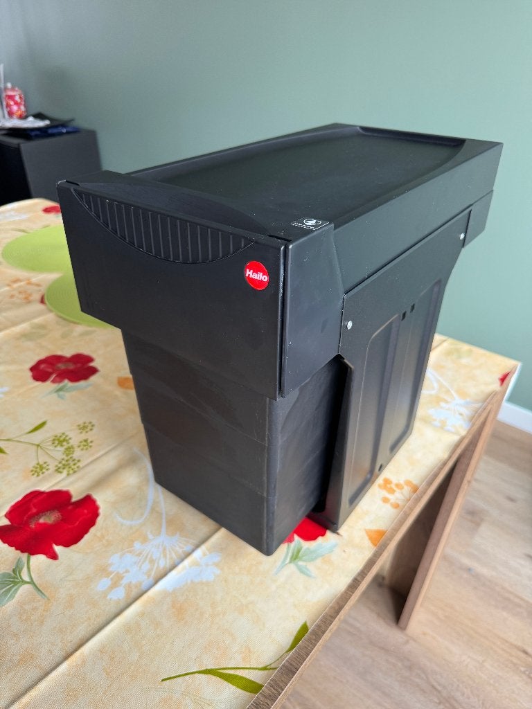 Hailo AS Tandem 15/15 Black Edition, 30 tot 40 liter, Ophalen of Verzenden, Zo goed als nieuw, Kunststof