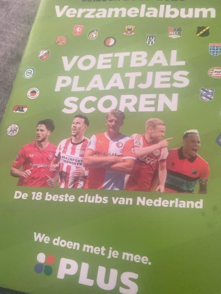 PLUS voetbalstickers ruilen - Wij zoeken/hebben dubbelen, Verzamelen, Sportartikelen en Voetbal, Ophalen of Verzenden, Zo goed als nieuw