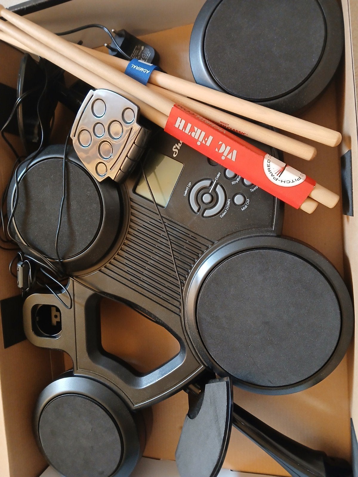 E-Drum Set - Compact Elektronisch Drumstel, Ophalen, Zo goed als nieuw, Overige merken, Elektronisch
