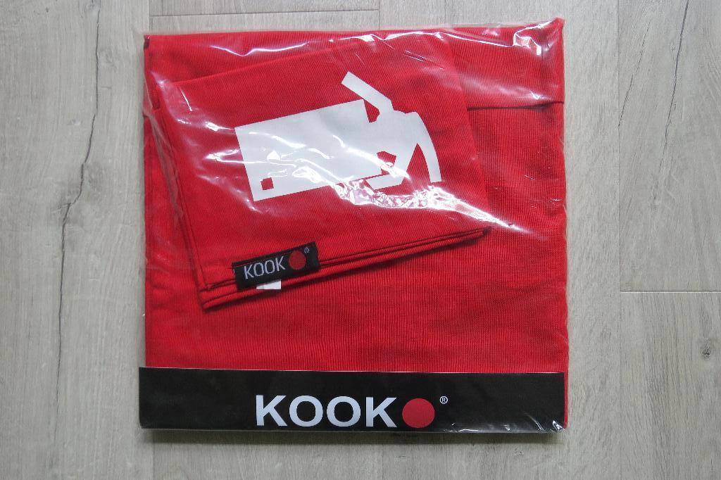 BBQ schort/sloof en Theedoek (KOOK), Ophalen, Nieuw, Rood, Overige typen