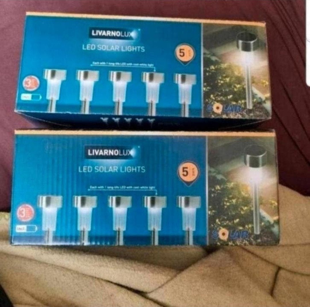 5 stuks LIVARNO home 5 LED-solarlampen Bieden


LIVARNO home, Huis en Inrichting, Lampen | Overige, Ophalen of Verzenden, Nieuw