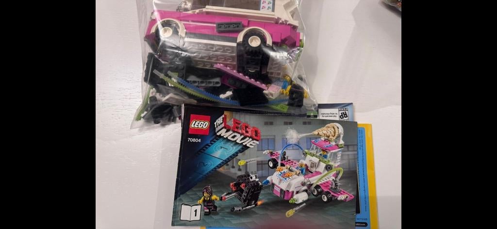 Lego 70804 De IJswagen zonder doos, met boekje, Ophalen of Verzenden