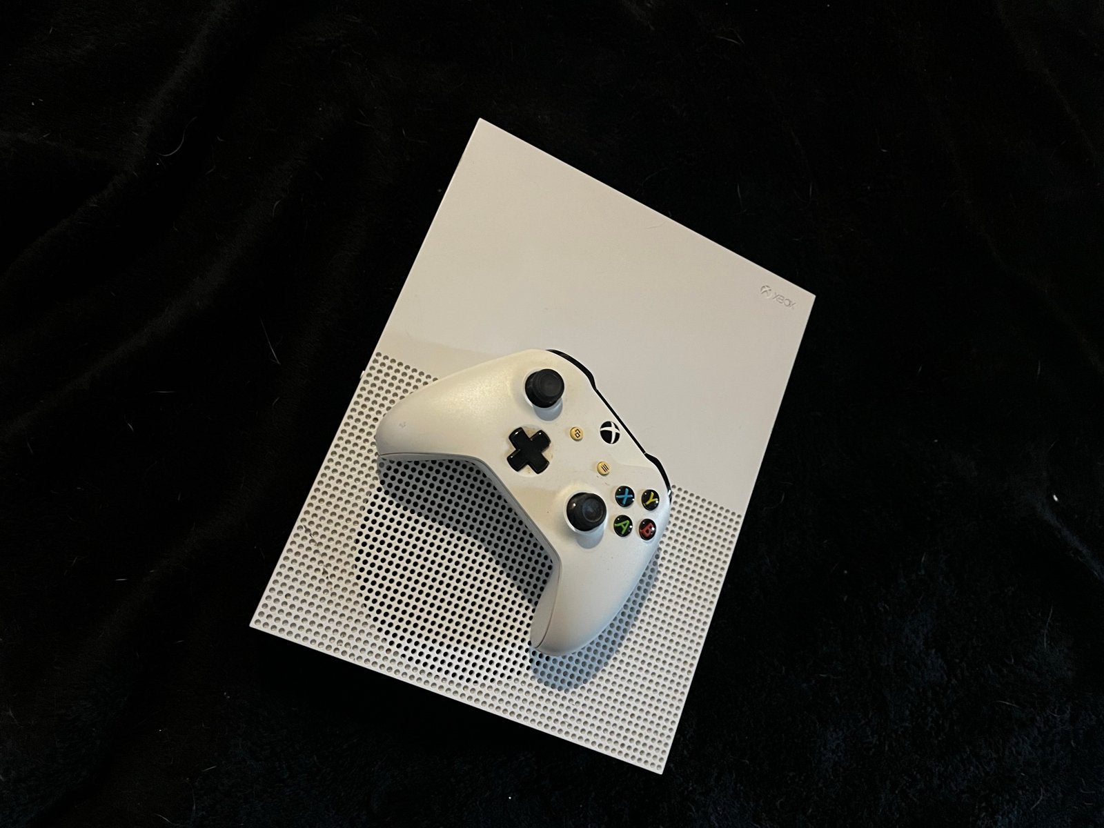 Xbox One S 500GB met controller, Spelcomputers en Games, Spelcomputers | Xbox One, Gebruikt, Xbox One S, 500 GB, Met 1 controller