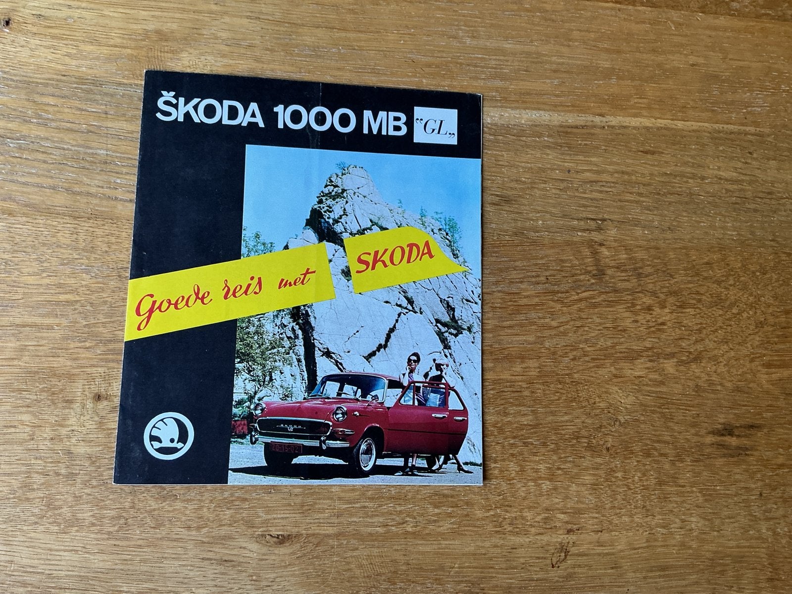 Skoda 1000 MB GL Brochure - Origineel, Ophalen of Verzenden, Zo goed als nieuw, Overige merken