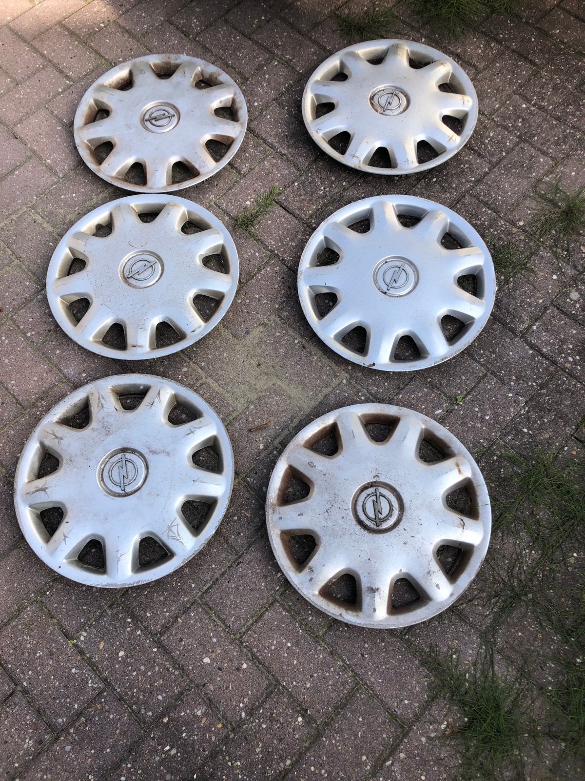 Originele Opel wieldoppen Astra G 14 inch TEAB, Ophalen, Gebruikt