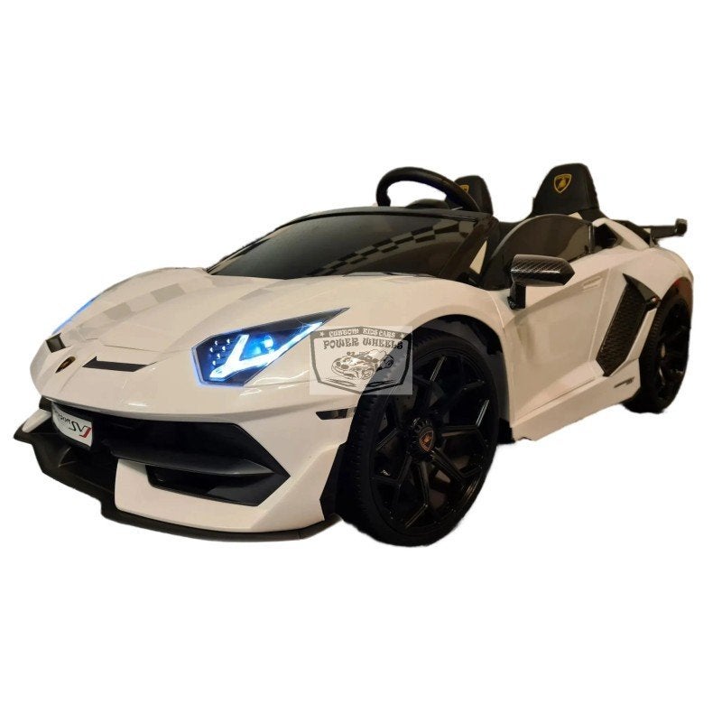LAMBORGHINI AVENTADOR SVJ ELEKTRISCHE KINDERAUTO DRIFT 24V, Power wheels elektrische kinderauto, Nieuw, Info@power-wheels.nl, Oderweg 1