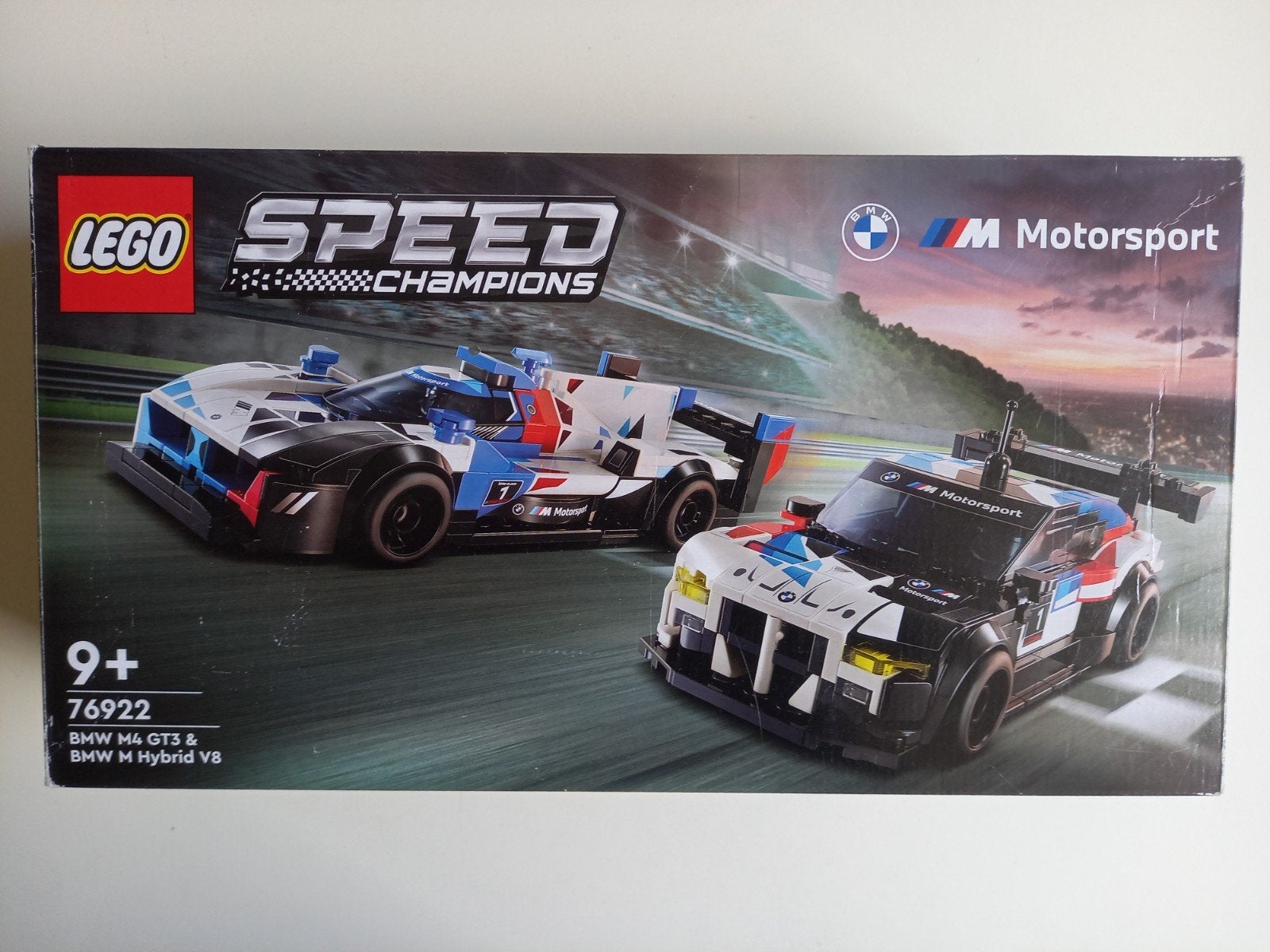 Lego Speed Champions 76922 BMW M4 GT3 & BMW M Hybrid V8, Gebruikt, Lego, Inclusief extra onderdelen, Complete set