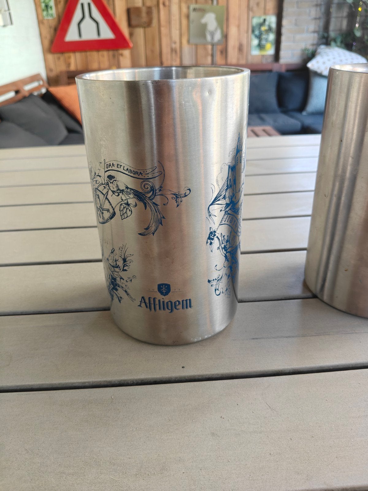 Affligem Wijnkoeler / Bierkoeler - RVS, Ophalen